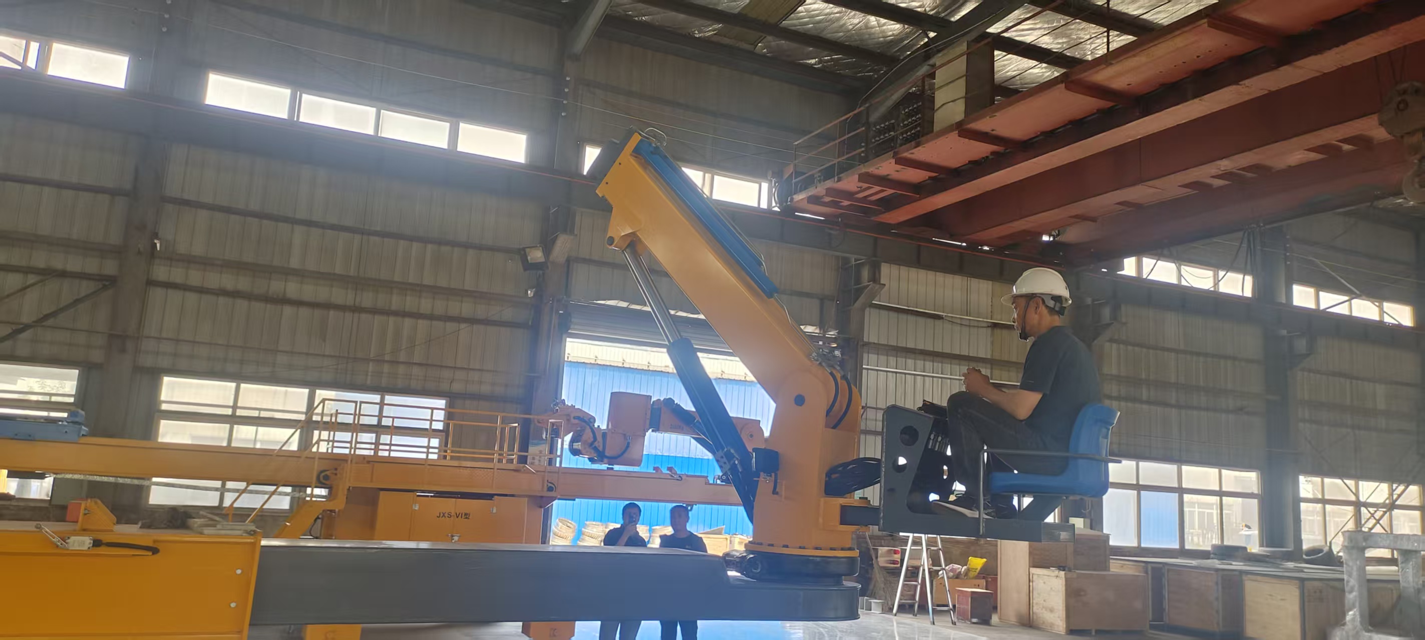 客户参观现场演示操作