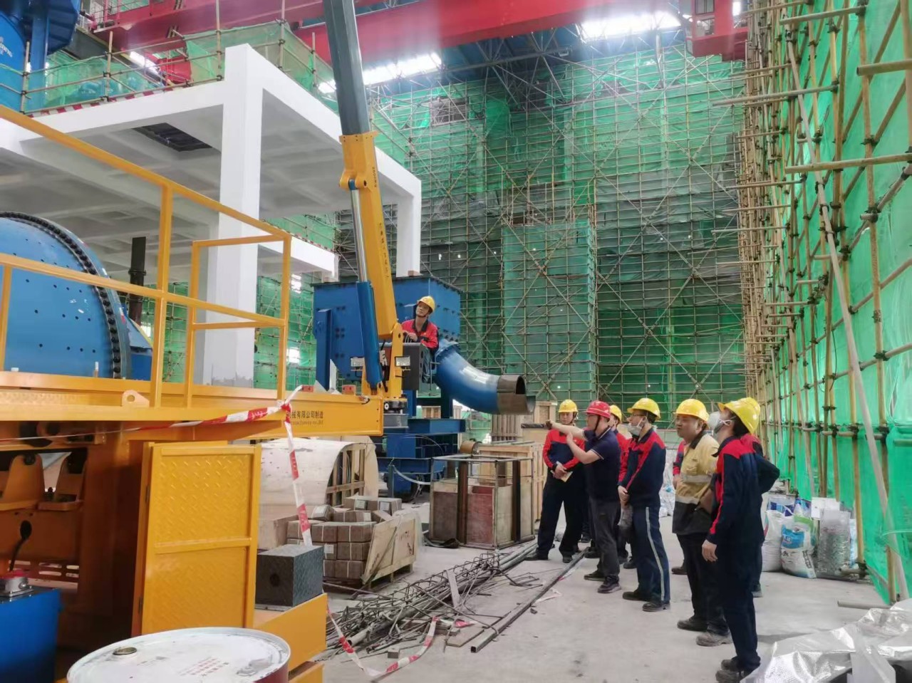 国内用户JXS-V型换衬机械手使用培训